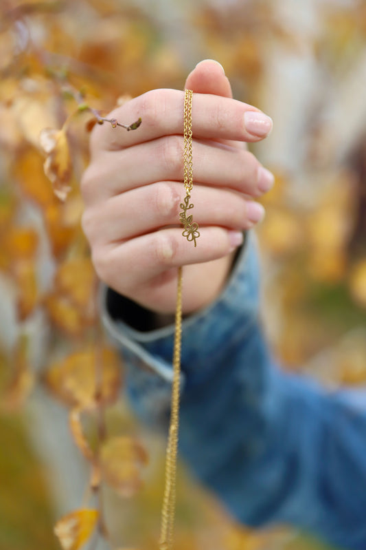 Birth Month Flower Necklace