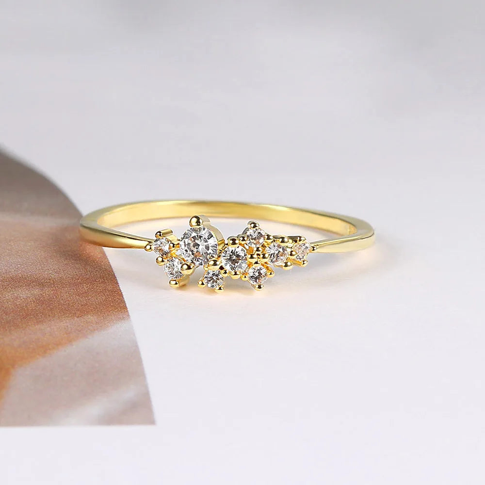 Delicate Floral Accent Ring