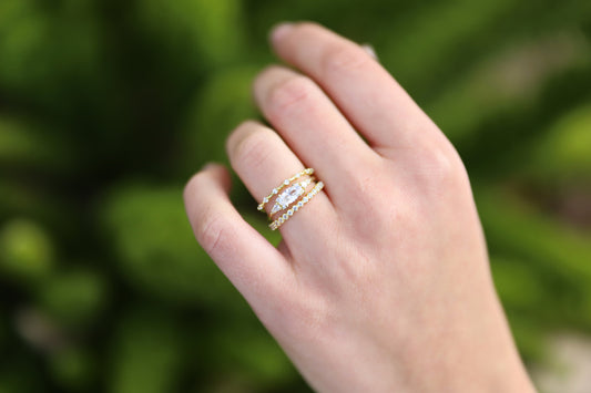 Ethereal Trio Zirconian Ring Set